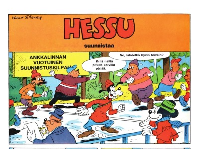 Hessu suunnistaa