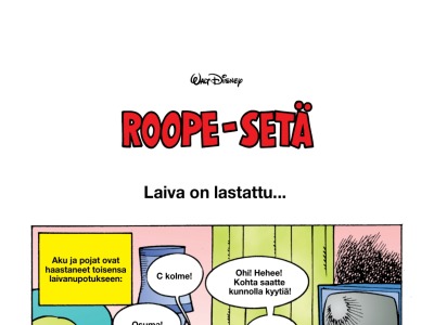 Laiva on lastattu