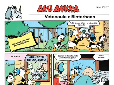 Vetonaula eläintarhaan