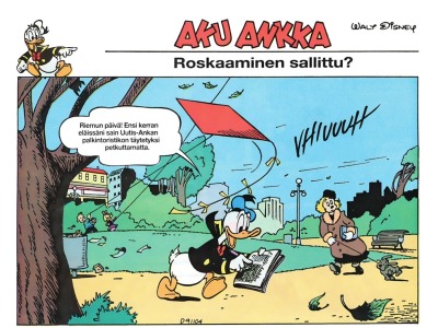 Roskaaminen sallittu?