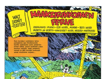 Walt Disney-teatteri: Haaksirikkoinen perhe