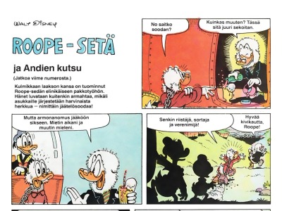 Roope-setä ja Andien kutsu