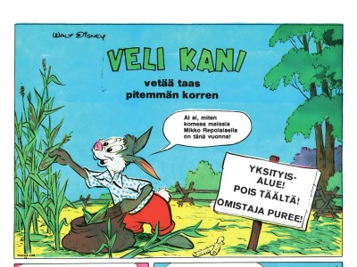 Veli Kani vetää taas pitemmän korren