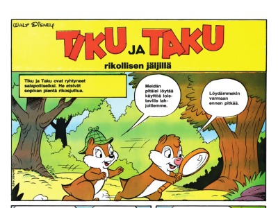 13210 Tiku ja Taku rikollisen jäljillä