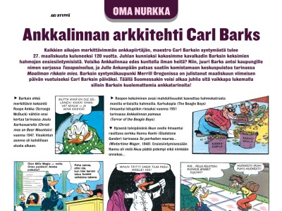 Ankkalinnan arkkitehti Carl Barks