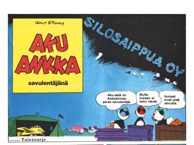 Aku Ankka savulentäjänä