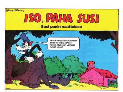 Susi ponin vaatteissa