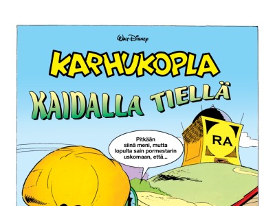 Karhukopla kaidalla tiellä