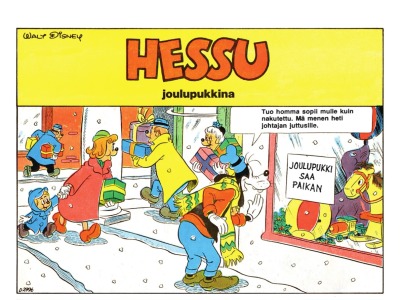 Hessu joulupukkina