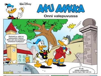 Onni valepuvussa