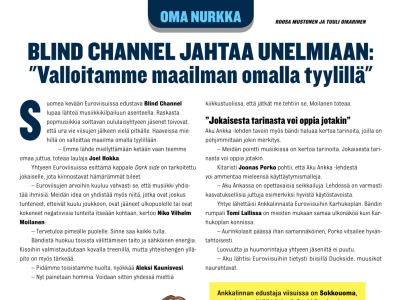 Blind Channel jahtaa unelmiaan