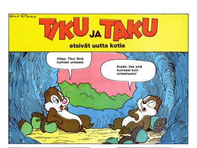 Tiku ja Taku etsivät uutta kotia