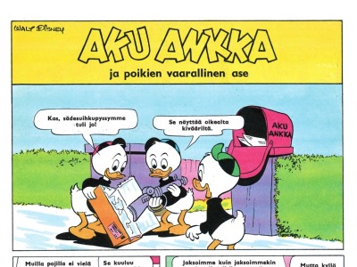 Aku Ankka ja poikien vaarallinen ase