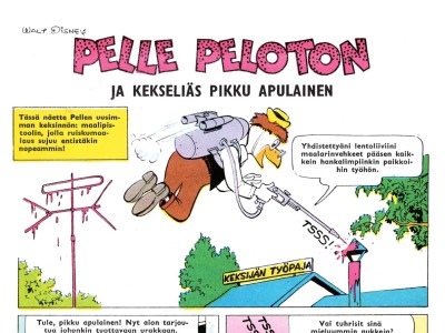 Pelle Peloton ja kekseliäs Pikku apulainen