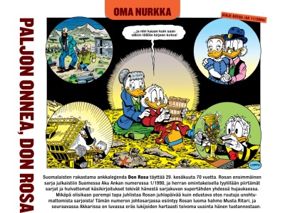 Paljon onnea, Don Rosa!