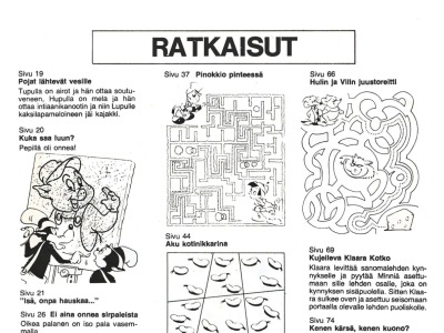 Tehtävien ratkaisuja