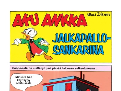Aku Ankka jalkapallosankarina
