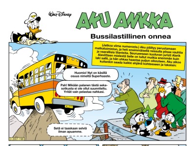 Bussilastillinen onnea