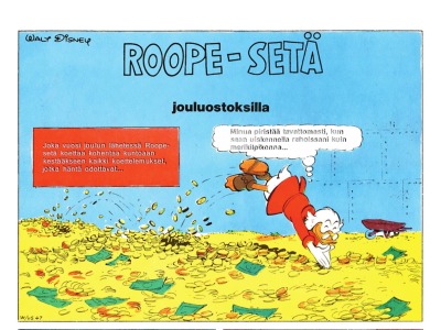 Roope-setä jouluostoksilla