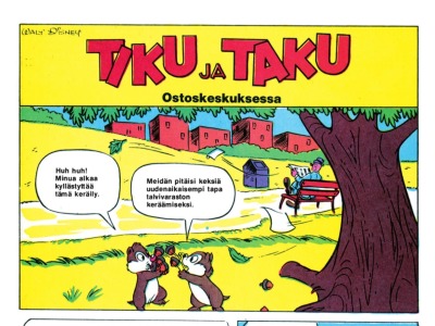 Tiku ja Taku ostoskeskuksessa