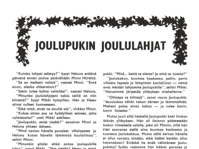 Joulupukin joululahjat