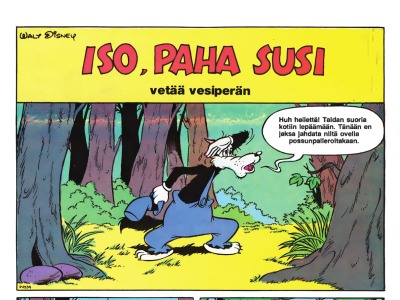 Iso Paha Susi vetää vesiperän