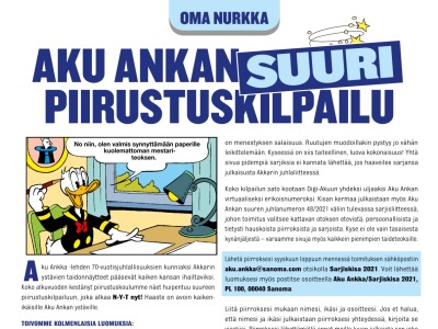 Aku Ankan suuri piirustuskilpailu