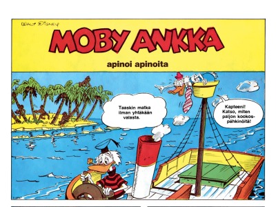 Moby Ankka apinoi apinoita