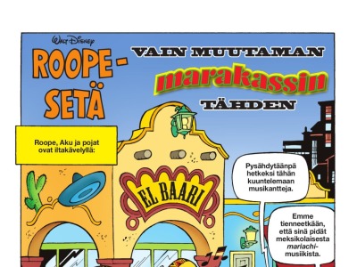 Vain muutaman marakassin tähden