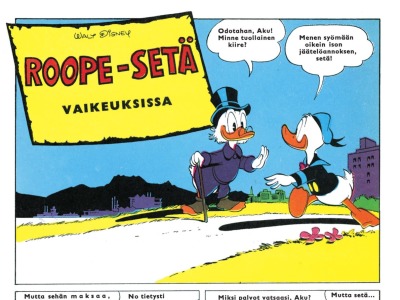 Roope-setä vaikeuksissa