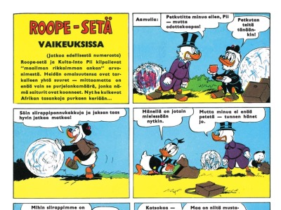 Roope-setä vaikeuksissa