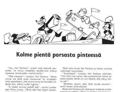 24147 Kolme pientä porsasta pinteessä