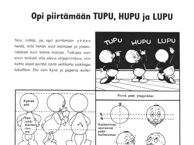 Opi piirtämään Tupu, Hupu ja Lupu