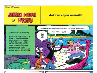 Jokirosvojen armoilla