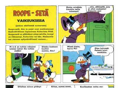 Roope-setä vaikeuksissa