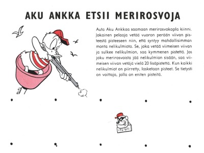 24174 Tehtävä: Aku Ankka etsii merirosvoja