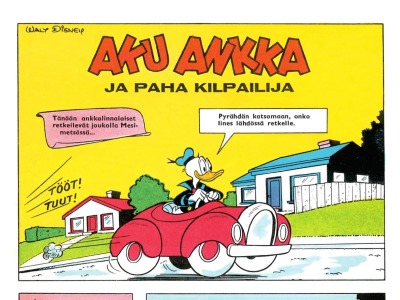 Aku Ankka ja paha kilpailija