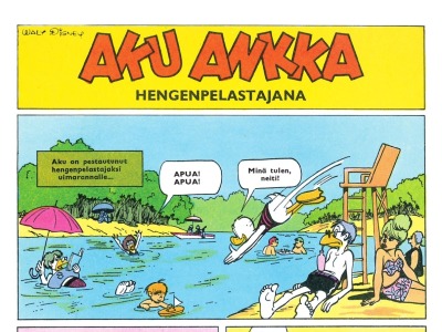 4301 Aku Ankka hengenpelastajana