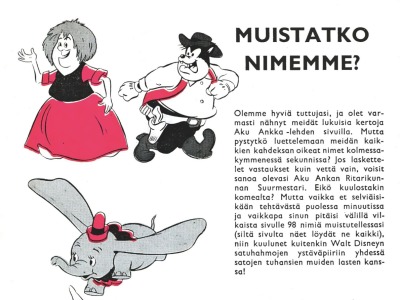 Muistatko nimemme?