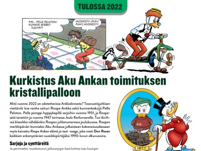 Kurkistus Aku Ankan toimituksen kristallipalloon