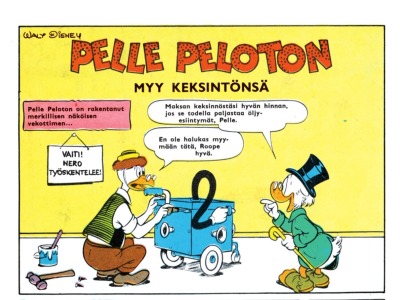 Pelle Peloton myy keksintönsä