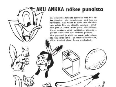 Aku Ankka näkee punaista