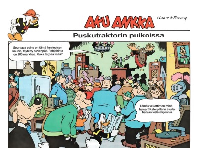 Puskutraktorin puikoissa