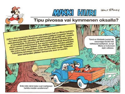 Tipu pivossa vai kymmenen oksalla?