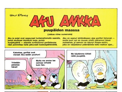 Aku Ankka Puupäiden maassa