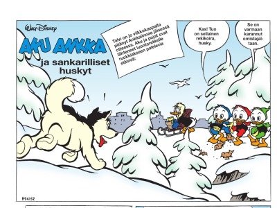 Aku Ankka ja sankarilliset huskyt