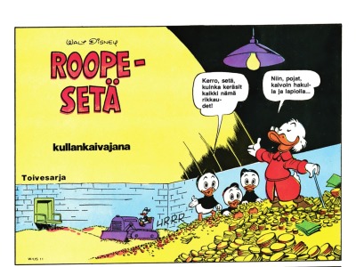 Roope-setä kullankaivajana