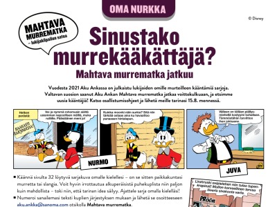 Sinustako murrekääkättäjä?