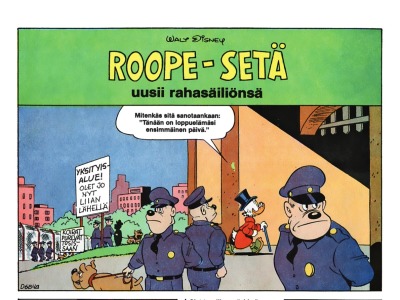 Roope-setä uusii rahasäiliönsä