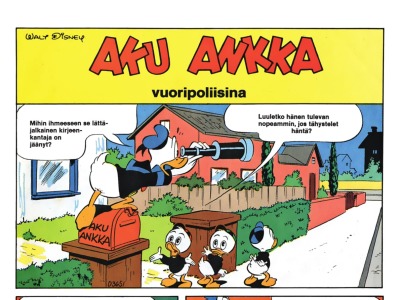 Aku Ankka vuoripoliisina